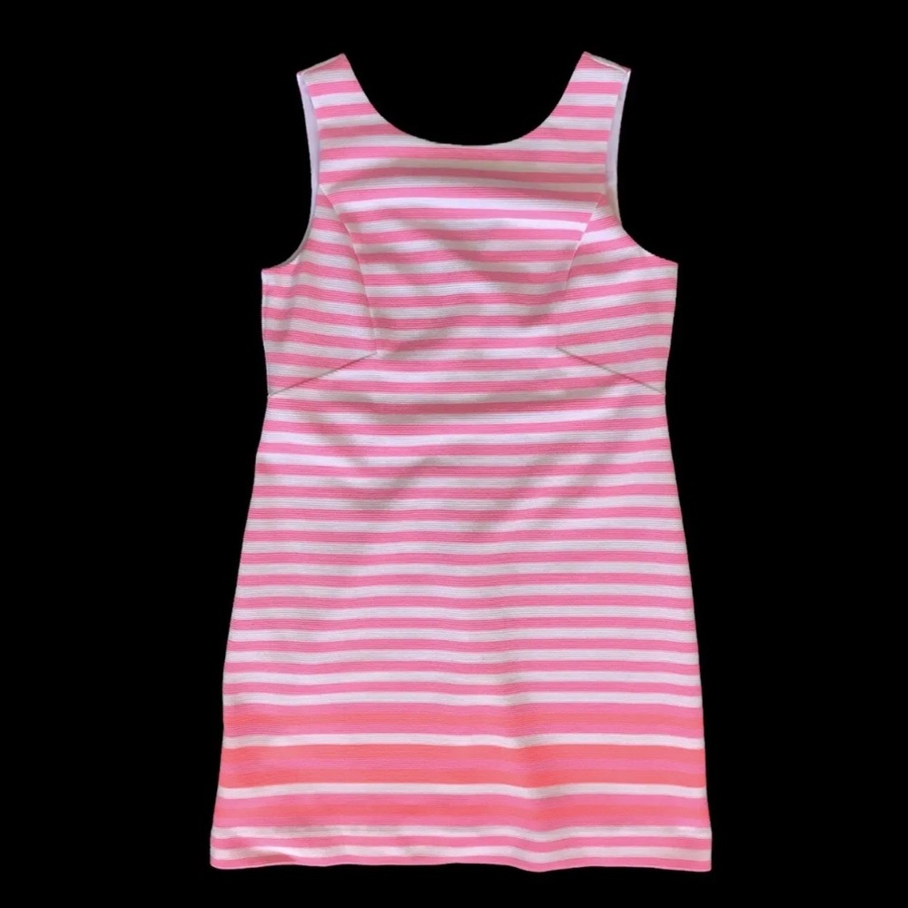 Lilly Pulitzer Pink Sheath Mini Dress Sleeveless Scoop Neck